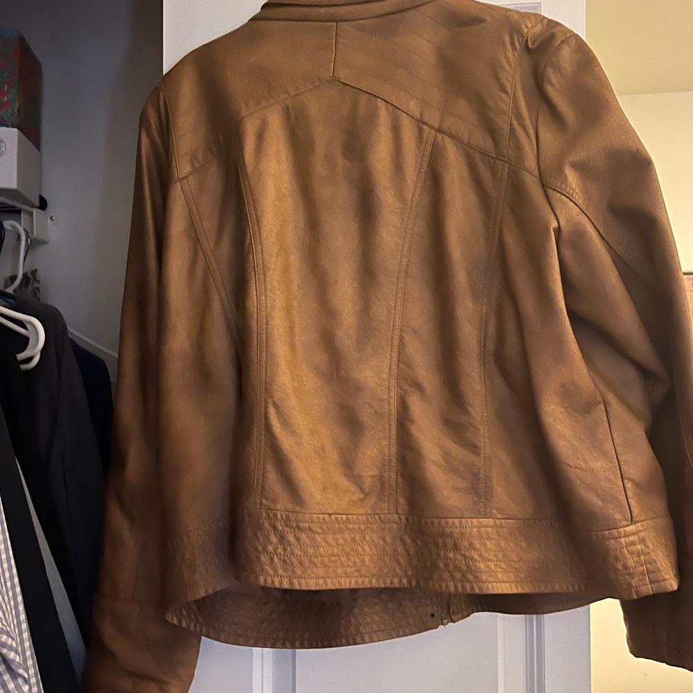 Jessica Simpson Tan Bomber Jacket - Picture 3 of 3